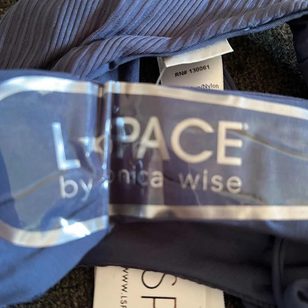 NWT L*Space Amal Classic Bottom in Slate Blue Gray Bikini Bottom